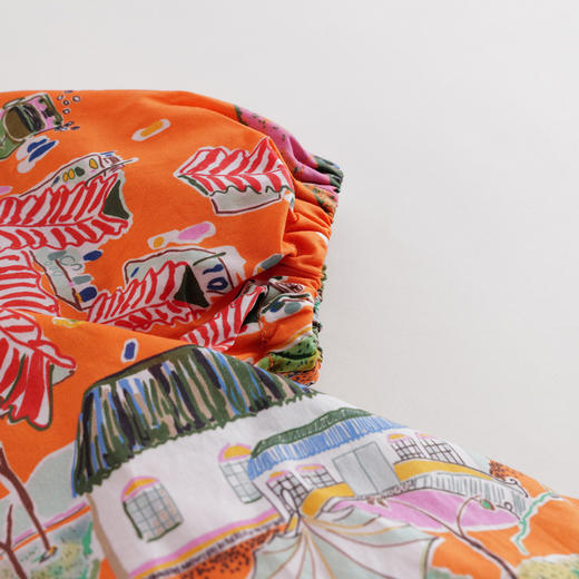 【马克珍妮 芦芙系列】夏装新款 女童艺术印花小衫220330 商品图3