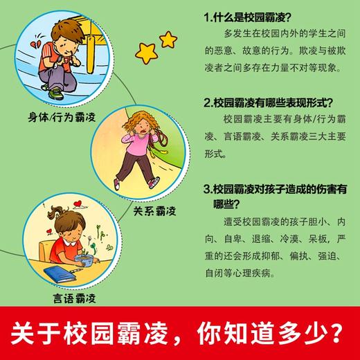 大声说“不”儿童自我保护绘本 全8册 反霸凌启蒙绘本我不喜欢被欺负逆商培养 商品图2