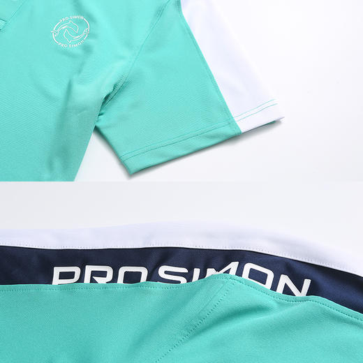 BLS-008B（PROSIMON高尔夫男款春夏短袖不对称设计翻领Polo衫 商品图3