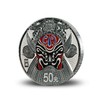 河南中钱  中国金币 2012年京剧脸谱第三组—钟馗 5盎司彩色银币 商品缩略图1