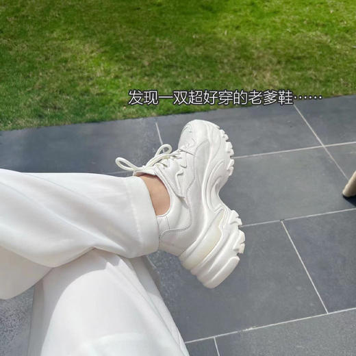 原价399，秒杀199【经典百搭老爹鞋】矮个子福音！显高显腿长！久穿不累脚 ！一姐亲测！做工精细 有质感 黑白两色可选，可甜可咸 商品图6