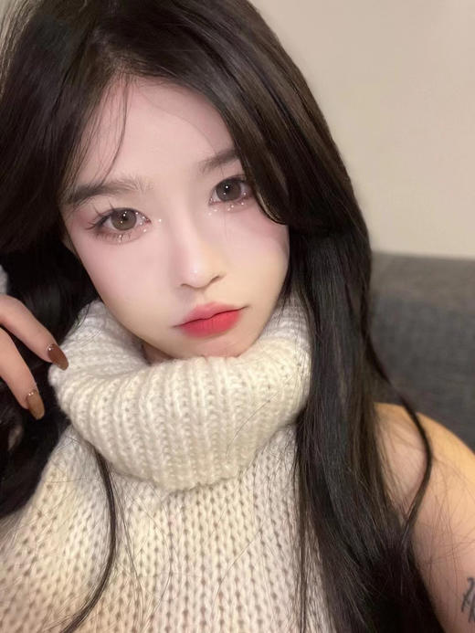 Hypercon·年抛 奶油裸米/豆沙包 纯欲新宠就是你 日系感十足 随便拍拍都好看/14.5mm/备注双眼度数 商品图1