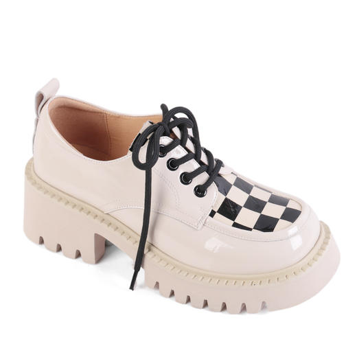 弗洛丹尼2022方头超轻厚底时尚女鞋 D225507A 商品图2