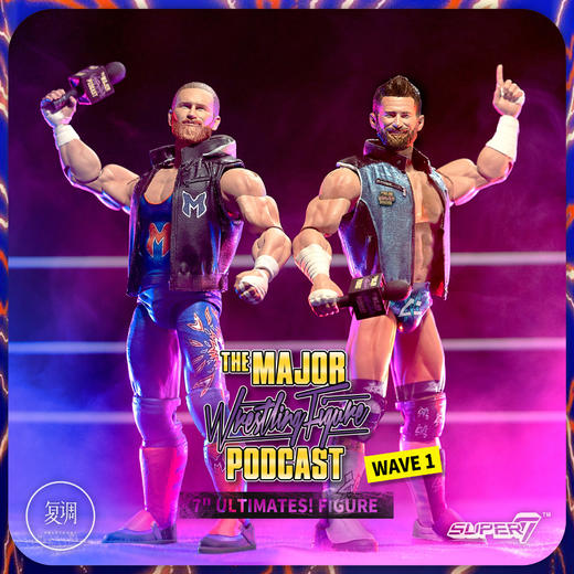 现货 Super7 Major Wrestling Figure Podcast ultimates！系列1 潮玩 商品图0