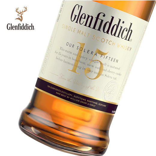 格兰菲迪15年 单一麦芽威士忌700ml 商品图2