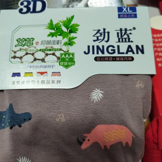 劲蓝3D艾草男士内裤 商品图0