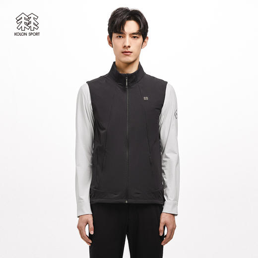 KOLONSPORT可隆马夹男款户外马甲防泼水软壳衣防风运动上衣LHVT2MN175 商品图3