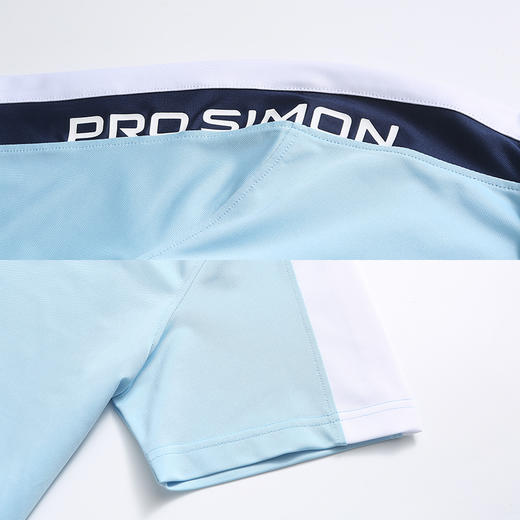 BLS-008A（PROSIMON高尔夫男款春夏短袖不对称设计翻领Polo衫） 商品图3