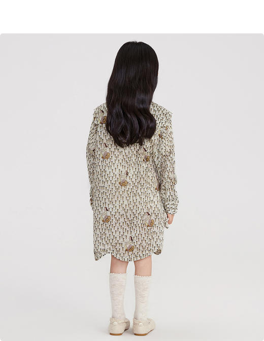 江南布衣婴童  22年春装新品 长袖连衣裙  1MBG51440 商品图7