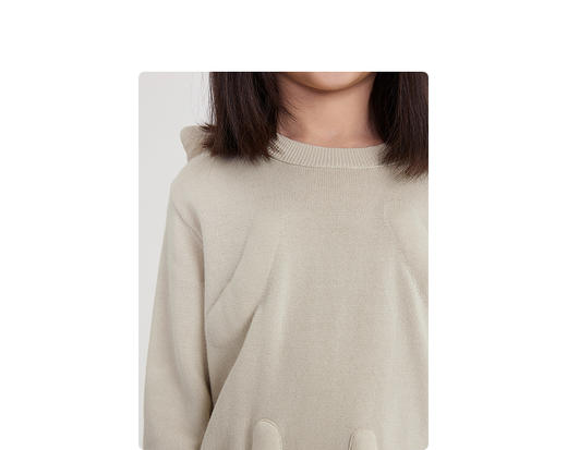 江南布衣婴童  22年春装新品  长袖套头毛衫 1MB331120 商品图8