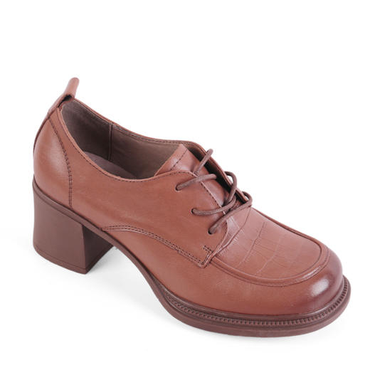 弗洛丹尼2022圆头超轻中跟时尚女鞋 D225579 商品图2