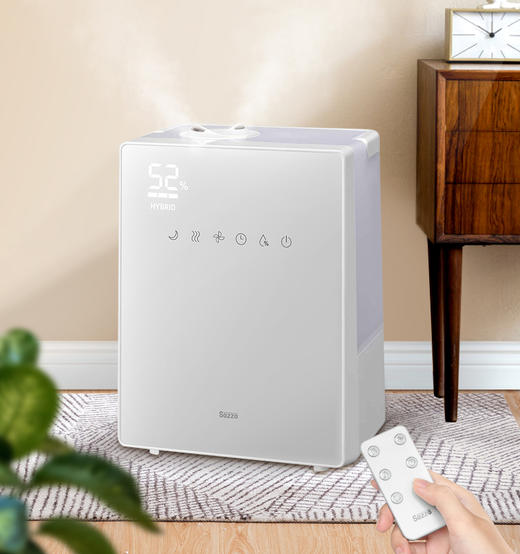 日本西哲Sezze静音加湿器HB-T1825家用卧室孕妇婴儿空气净化除菌大雾量 商品图0