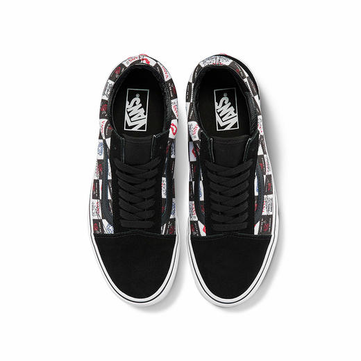 VANS个性爱心棋盘格男女Old Skool板鞋VN0A5JMIB0A 商品图2