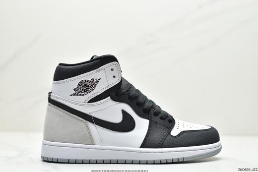 耐克乔丹Air Jordan 1 Stage Haze AJ1乔1黑灰脚趾高帮休闲运动板鞋555088-108男女鞋 商品图0