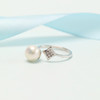 美裕 【主角】银925淡水珍珠戒指7.5-8mm白 105484 商品缩略图1