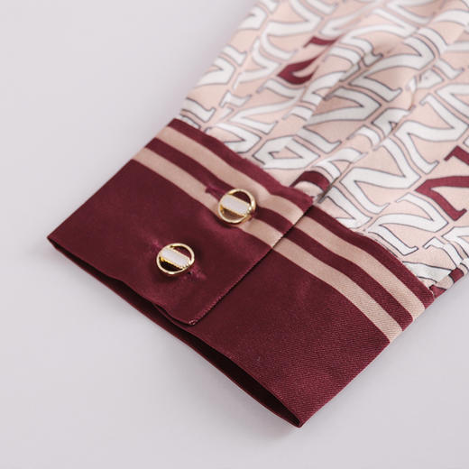 慕天姿印花宽松休闲衬衫 06169 商品图4