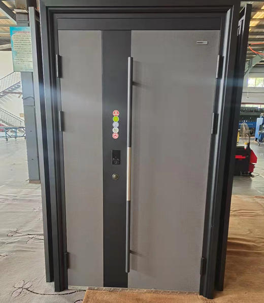 甲级防盗门现代双开子母门带密码锁 包安装【LY】 商品图1