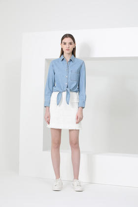 CARA时尚休闲牛仔衬衫	KB221MJB0004