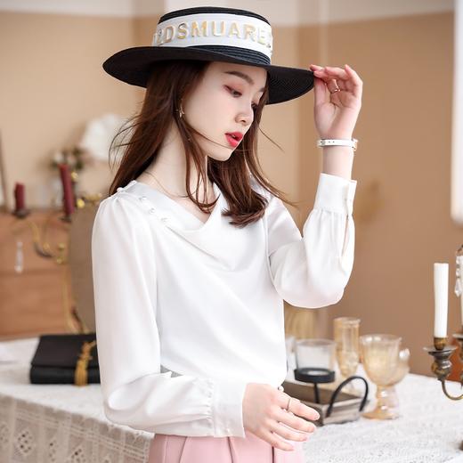 2026秋季新品长袖衬衫~优雅气质女神范百搭衬衫淑女 商品图3