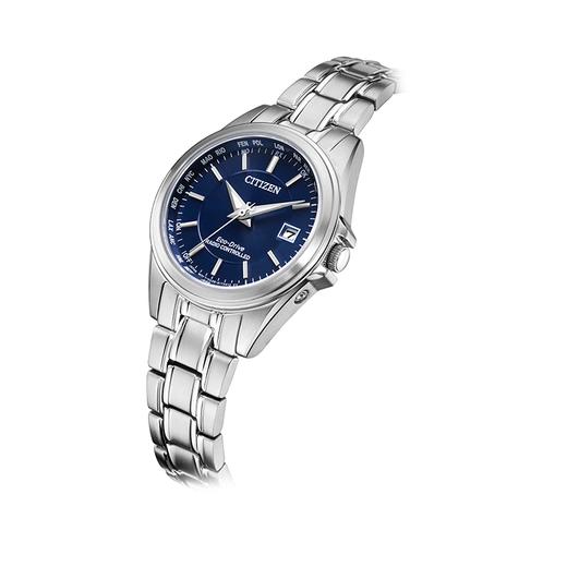 西铁城官方正品光动能电波新品休闲女手表EC1180-81L 商品图4