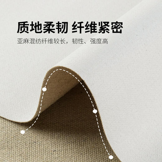 中盛画材 亚麻油画布中纹带涂层油画框布油画颜料用丙烯画布A10 商品图3