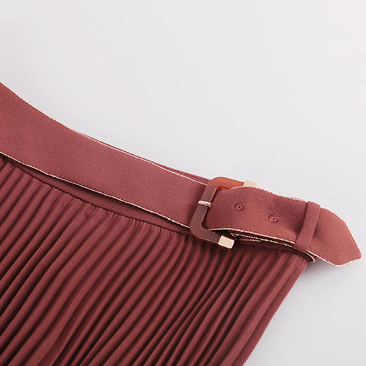 慕天姿文艺减龄A字百褶半裙	69175 商品图2