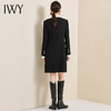 IWY/高端黑色西装外套女中长款新款高级感气质休闲西服职业装AC221+B195 商品缩略图3