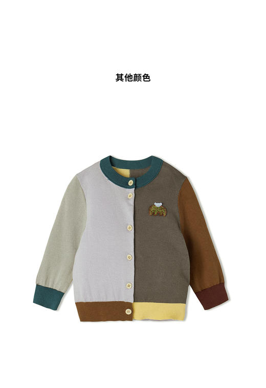 江南布衣婴童  22年春装新品短款开襟毛衫   YM1392510 商品图5