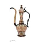 320563手工紫铜雕花珐琅彩-壶19cm*12cm 商品图2