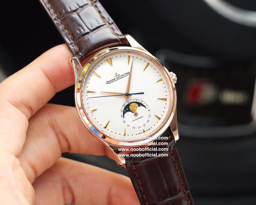 VF积家Q1368420。日历和月相所有功能和原装机芯一致 进口9015机械改装复刻原版Cal．925全自动机芯 精细的打磨和做工 透底，牛皮表带 商品图13