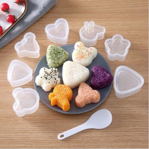 塑料DIY寿司模具 三角形/花形/小熊饭团模 包紫菜饭团模具  亲子DTY饭团模 商品图0