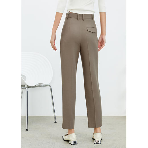 NEELLY纳俪商场同款西装裤高级感垂感直筒休闲裤女春季新款小个子N22012H01048 商品图4