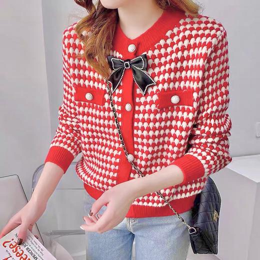 简牧羊小香风针织开衫 商品图3