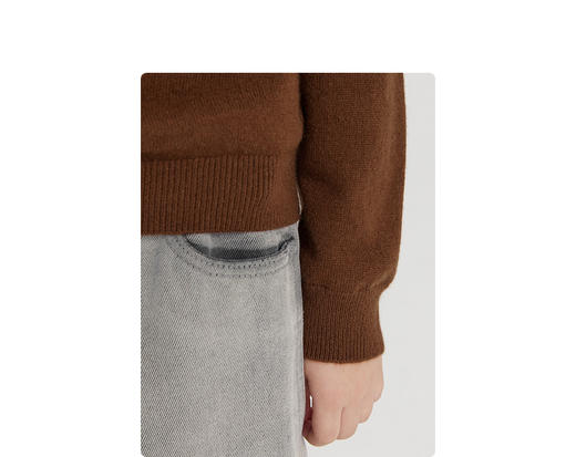 江南布衣婴童 22年春装新品 长袖套头羊绒衫  1MB373120 商品图6