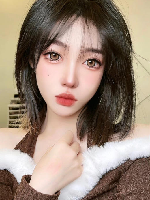 【大直径】Agenscolor-复古枫糖-14.5mm【年抛 0-1000度 无525/575】 商品图5