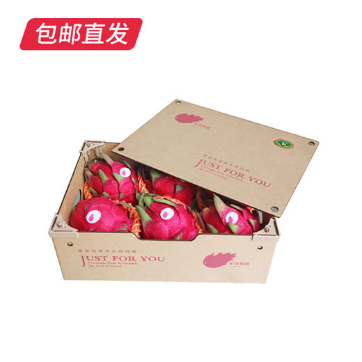 海南北纬18度红心火龙果木制礼盒装 2.25-2.5kg(5-6颗)（产地直发） 商品图0