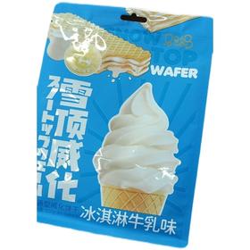 雪顶威化饼干180克冰淇淋草莓味冰淇淋牛乳味休闲零食