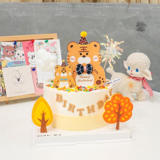萌萌老虎生日蛋糕 商品图1