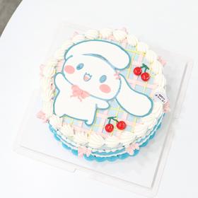 玉桂狗复古裱花蛋糕