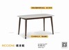 瑞吉欧实木岩板餐桌/实木布艺餐椅    型号： M 1480-32 T / M 261 B 商品缩略图3