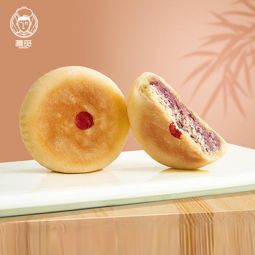 雅觅 玫瑰鲜花饼280g 原味特产糕点馅饼 休闲食品零食点心 商品图1