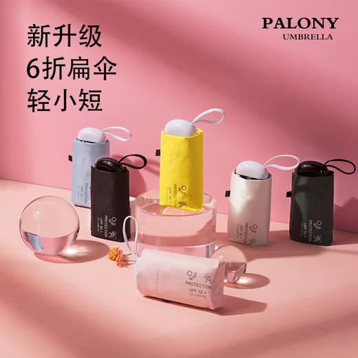 【小身材大伞面 轻松隔离紫外线】超小14cm钛银防晒防紫外线折叠伞晴雨伞两用便携钛金遮阳太阳伞女 商品图1