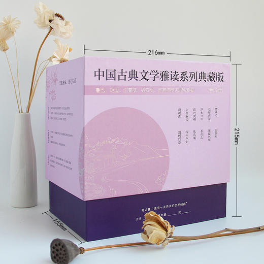 《明清文学雅读系列典藏版》12册，万般滋味，皆是生活。赠送精美铜制书签1枚 商品图0