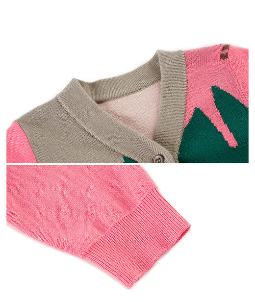 江南布衣婴童  22年春装新品  短款开襟毛衫  YM1390540 商品图3