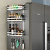 【节约空间】冰箱挂架侧壁挂架 调料瓶厨房置物架 商品缩略图2
