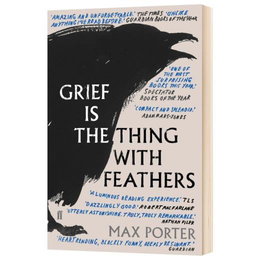 悲伤是长着羽毛的生灵 英文原版 Grief is the Thing with Feathers 马克斯波特 Max Porter 英文版进口原版英语文学书籍 商品图1