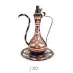 320202手工紫铜雕花珐琅彩-壶碟18cm*7cm 商品图2