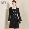 IWY/高端黑色西装外套女中长款新款高级感气质休闲西服职业装AC221+B195 商品缩略图0