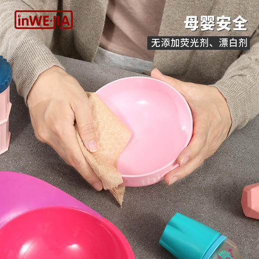 【加厚可水洗吸油纸巾】inwejia厨房干湿两用抹布 3卷/150张 可重复使用，吸油吸水纸厨房用纸卷纸 商品图6