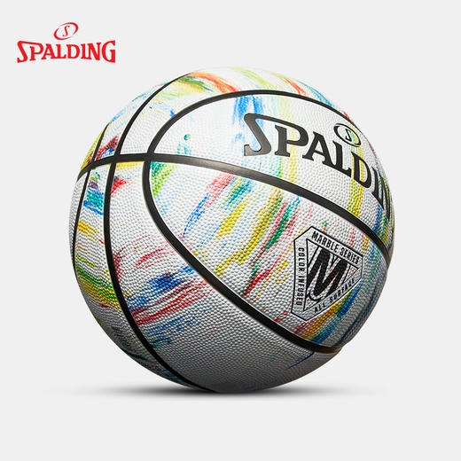 斯伯丁篮球7号球蓝球防滑橡胶篮球耐磨84-397Y 商品图1